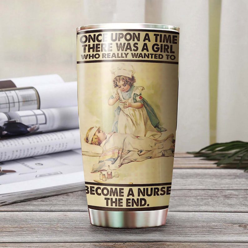 A girl who really want to become a nurse| personalized tumbler gift - 30 oz