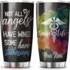 Angel have stethoscope| personalized gift for nurse - 30 oz