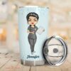Chibi girl coffee tumbler| gift for nurse| personalized tumbler