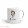 Chibi nurse heartbeat| lovely mug gift for nurse - 15 oz
