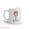 Chibi nurse heartbeat| lovely mug gift for nurse - 11oz