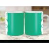Green coffee, scrubs and rubber gloves| cute mug gift for nurse