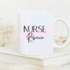 Nurse with custom name mug gift for your love - 15 oz