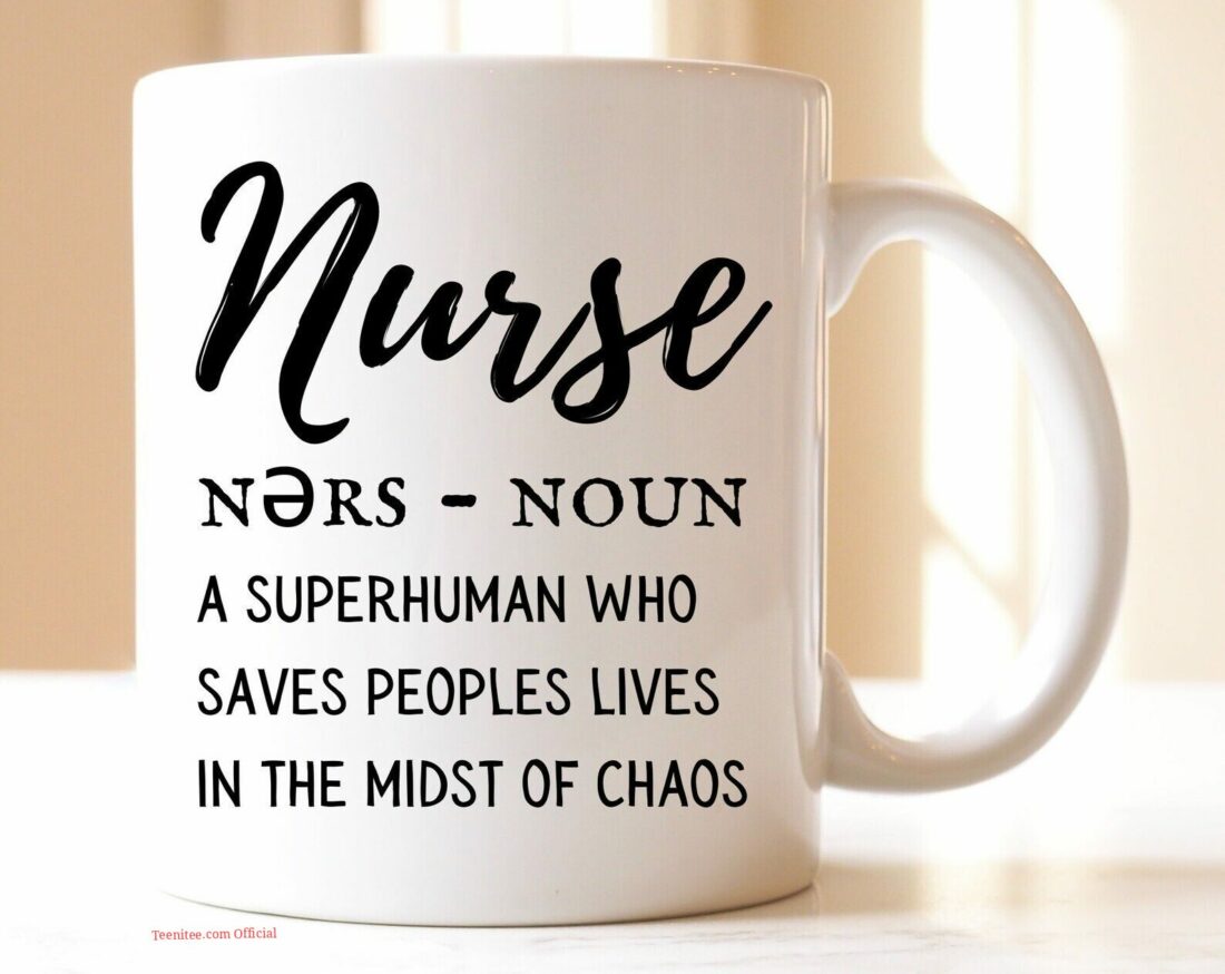 Definition about nurse| beautiful mug gift for nurse - 15 oz