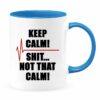 Keep calm| funny personalized color gift mug for nurse