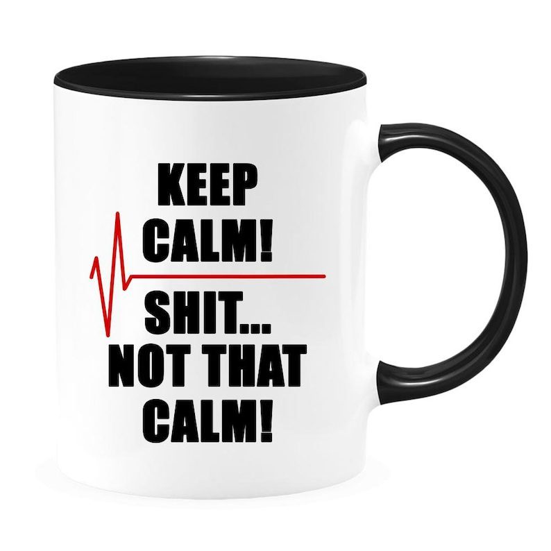 Keep calm| funny personalized color gift mug for nurse - 15 oz