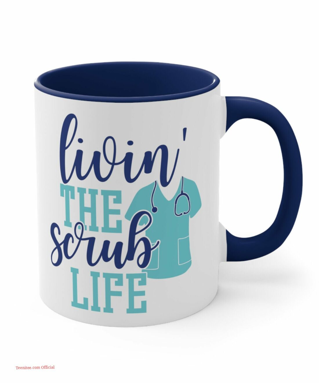 Livin the scrub life| lovely mug gift for nurse - 15 oz