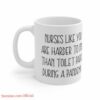 Mug with quote about nurse| cute mug gift for nurse - 11oz