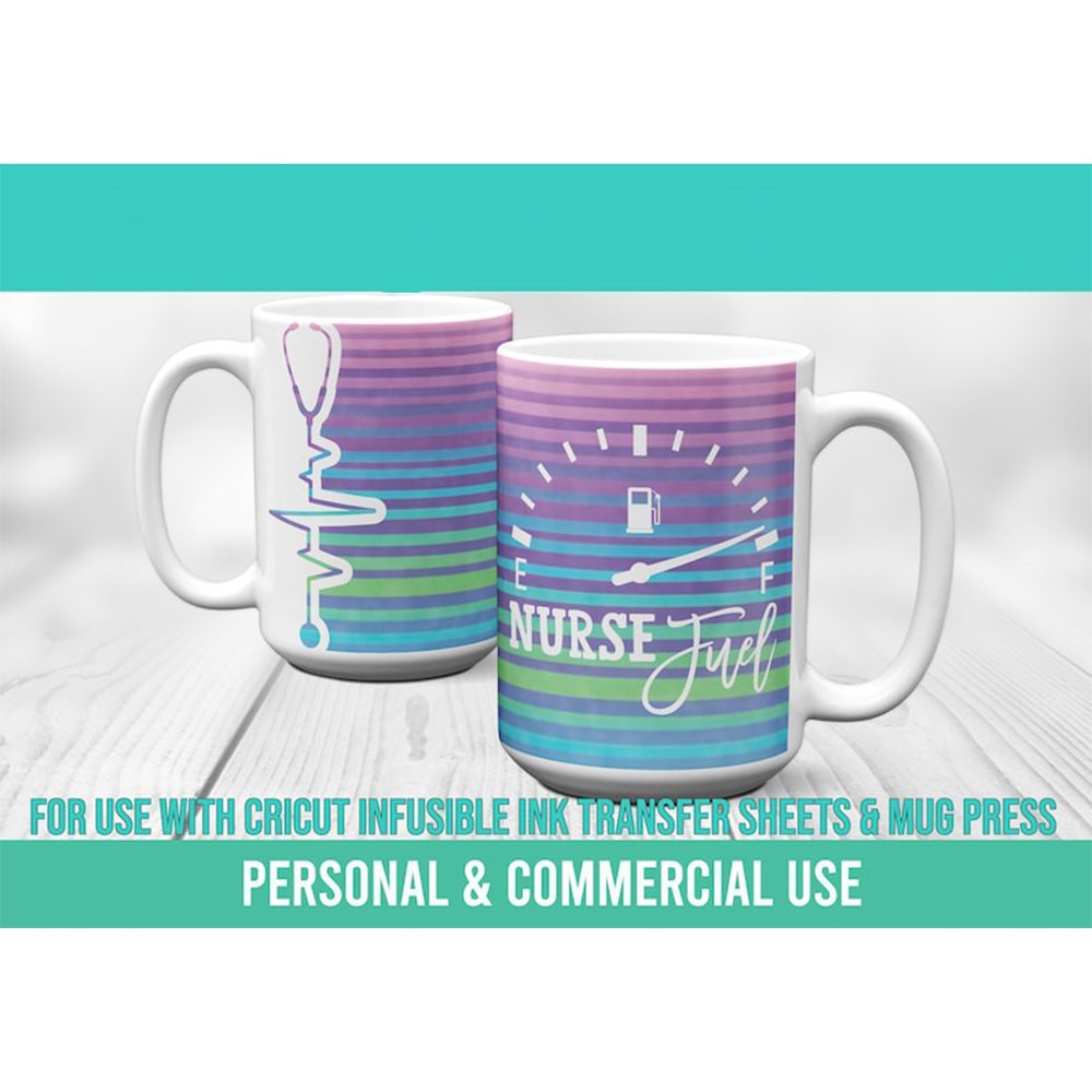 Nurse fuel| beautiful gift mug for mom and wife - 15 oz
