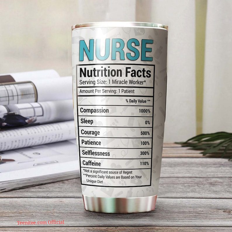 Nurse funny facts clay style| personalized nurse tumbler - 30 oz