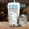 Nurse funny facts clay style| personalized nurse tumbler