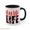 Nurse life with stethoscope| cute mug gift for daughter and mom - 15 oz