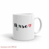 Nurse is love with heartbeat| cute gift mug for your darling - 15 oz