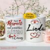 Respect the nurse| personalized gift mug for your love