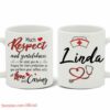 Respect the nurse| personalized gift mug for your love