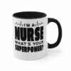 Superpower of nurse| cute gift mug for wife and mom - 15 oz