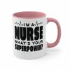 Superpower of nurse| cute gift mug for wife and mom