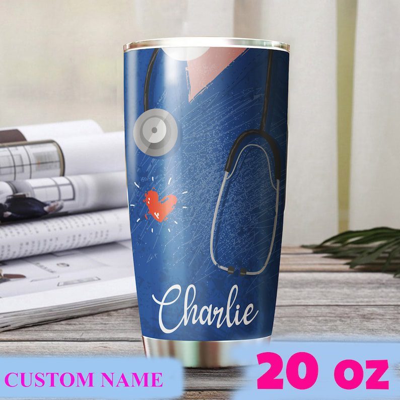 This woman has the best husband ever| custom tumbler for wife nurse