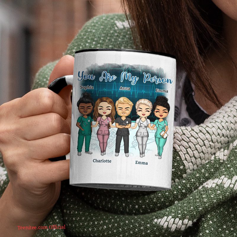 Work made us colleagues nurse| personalized gift mug